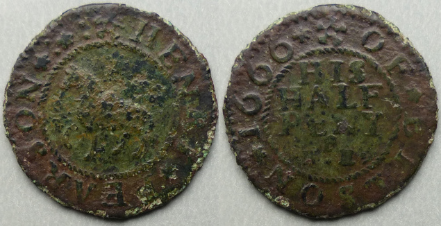 Bilston, Henry Pearson 1666 halfpenny